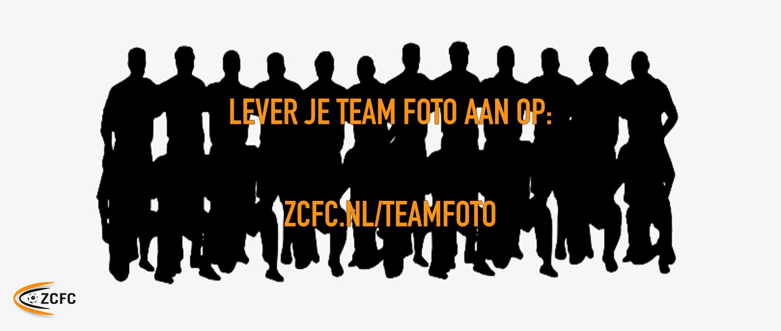 Aanleveren team foto